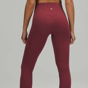 Lululemon Align High-Rise Pant with Pockets 28" Mulled Wine